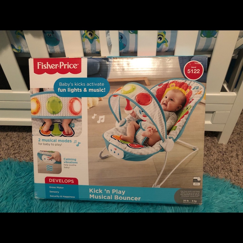 Fisher Price Kick & Play musical bouncer